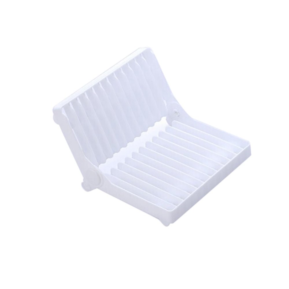 Zerodeko Collapsible Drying Rack Kitchen Plastic Dish Drainer Folding Dish Rack Holder Utensil Drainer for Kitchen Sink