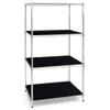21" d x 72" w Wire Shelf Liner, 4 Count - Black (TL52-BLACK) view 2