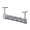 Black Closet Pole For Laundry Room Aluminum Alloy, Top-mounted Height Adjustable Silent Hanging Rod Heavy Duty , Clothes Rail With Fittings Pantry 4 10 15 20 25 31 Inchs ( Color : U Silver , Size : 28 view 1