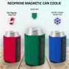 Blank Magnetic Can Coolie (100 Pack, Black) view 3