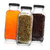 balacoo Glass Bottles for Juicing Milk Storage 3 Clear Glass Milk Bottles with Sealed Lids Leakproof for Kitchen view 1