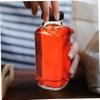 balacoo Glass Bottles for Juicing Milk Storage 3 Clear Glass Milk Bottles with Sealed Lids Leakproof for Kitchen view 4