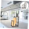 Cabilock Unique Pot Lid Storage Cutting Board Rack Kitchen Cabinet Organizers Tumbler Lid Organizer for Kitchen view 3