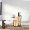 Cabilock Unique Pot Lid Storage Cutting Board Rack Kitchen Cabinet Organizers Tumbler Lid Organizer for Kitchen view 4