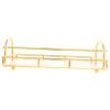 Amosfun Bathroom Countertop Organizer Shelf Stylish Desktop Storage Rack for Toiletries Cosmetics and Perfume Multi-Functional Rack for Kitchen Bathroom and Bedroom and Easy to Install view 1