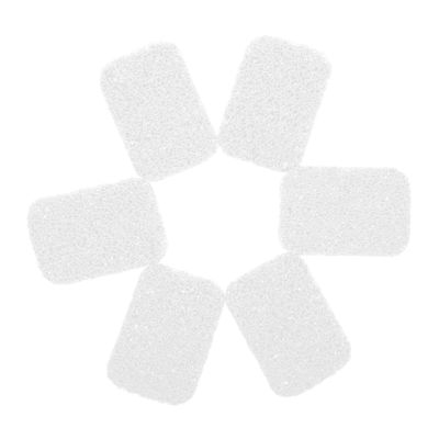 Amosfun 6pcs Non- Soap Drain Cushion Soap Tray for Kitchen Bathroom Practical Holder Drainage Design Smooth Edges for Safe Use Essential Draining