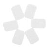 Amosfun 6pcs Non- Soap Drain Cushion Soap Tray for Kitchen Bathroom Practical Holder Drainage Design Smooth Edges for Safe Use Essential Draining view 1