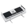 NPQPNAFC Hair Dryer Holder, Bathroom Shower Storage Rack Organizer Pole Shelves Shampoo Tray Stand Single Tier No Drilling Lifting Rod Shower Head Holder Stands view 1