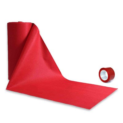 Aisle Runner for Wedding Ceremony, Red Carpet Hallway Rug for Wedding Ceremony, Party, Christmas Decorations, Indoor & Outdoor 200gsm Thickness