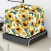 Hudotybom Cocktail Machine Cover Butterfly Sunflower Cocktail Maker Dust Cover Protector Kitchen Appliance Cover with Multi Pockets and Handle for Store Cocktail Capsules and Accessories view 2