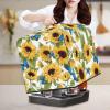 Hudotybom Cocktail Machine Cover Butterfly Sunflower Cocktail Maker Dust Cover Protector Kitchen Appliance Cover with Multi Pockets and Handle for Store Cocktail Capsules and Accessories view 3