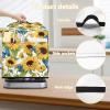Hudotybom Cocktail Machine Cover Butterfly Sunflower Cocktail Maker Dust Cover Protector Kitchen Appliance Cover with Multi Pockets and Handle for Store Cocktail Capsules and Accessories view 4