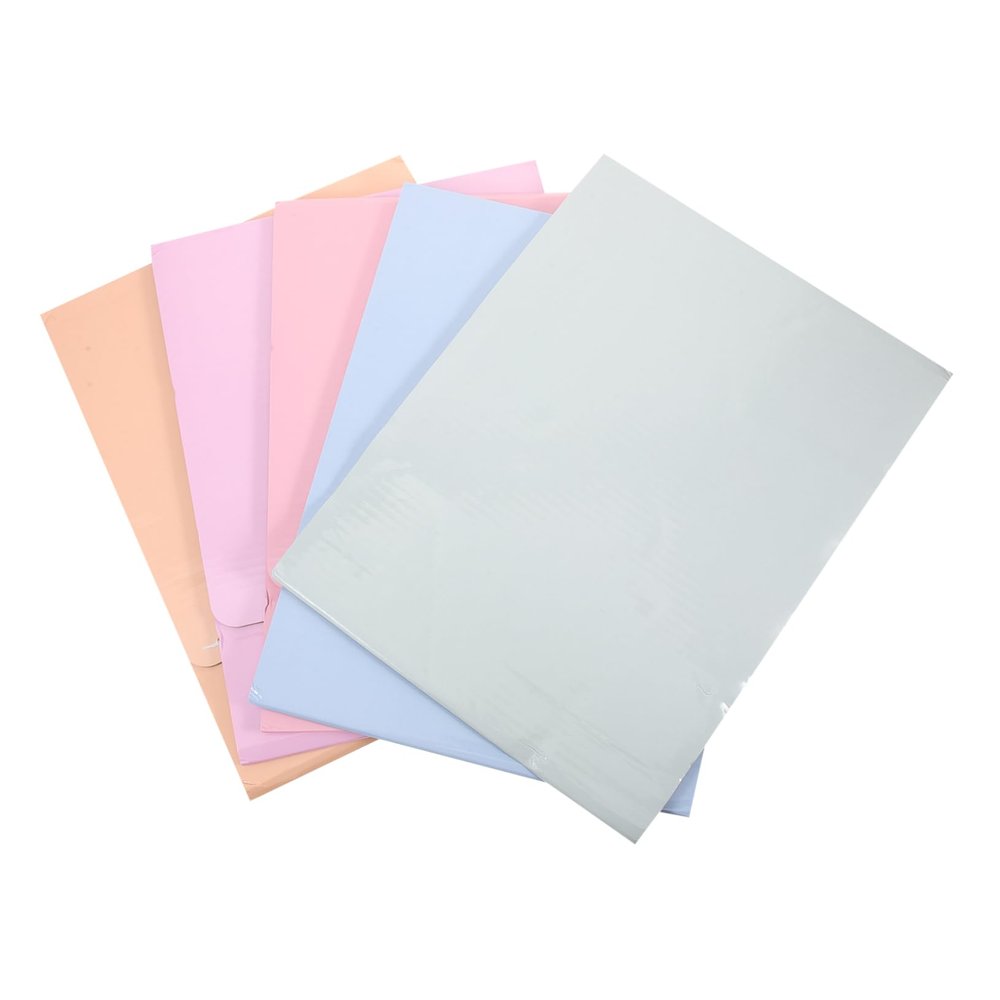 MAGICLULU 5pcs Portable Desk Divider Shield Board for Students Privacy Barrier for Classroom Office Use Sneeze Guard Colors