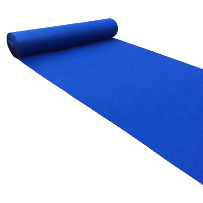 Wedding Aisle Runner Indoor and Outdoor Party Aisle Runner Walkway Carpet Decoration for Beach Wedding Ceremony (Blue)