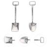 LEIXIUSM 8pcs Dessert Spoon Shovel Shape Ice Cream Spoon Bottle Opener Spoon Fruit Spoon Cake Tasting Spoon Tea Coffee Sugar Spoon for Home Restaurant, Silver view 2