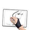 Two Finger Drawing Glove for Graphic Tablet Painting Black 2Pcs view 1