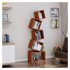 Book Shelf Bookcase Storage Display Bookshelf 5 Tiers Bookshelf Creative Stacking Square Bookshelf Home Storage Rack Bookcase Office Decoration Display Rack for CDs/Movies/Books/Display Shelves ( Colo view 1