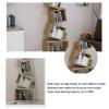 Book Shelf Bookcase Storage Display Bookshelf 5 Tiers Bookshelf Creative Stacking Square Bookshelf Home Storage Rack Bookcase Office Decoration Display Rack for CDs/Movies/Books/Display Shelves ( Colo view 4