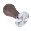 TANIQIACA 53mm Stainless Steel Coffee Tamper with Wooden Handle Coffee Powder Hammer Press Tool Accessory view 3