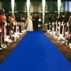 Aisle Runner for Wedding Ceremony Blue Carpet Event Runner Rug for Indoor Outdoor Wedding Party Decorations view 1