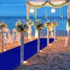 Aisle Runner for Wedding Ceremony Blue Carpet Event Runner Rug for Indoor Outdoor Wedding Party Decorations view 4