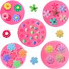 5Pcs Rose Flower Silicone Candy Mold, Mini Daisy Fondant Chocolate Silicone Molds for Cake Decorating, Small Polymer Clay Molds Resin Mold for Baking Soap Ice Cube Wax Melt view 1