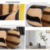 LWCHUANG Glass Cylindrical Vase, Zebra Pattern Glass Vase, Modern Simple and Light Luxury Glass Vase, Suitable for Placement in The Living Room, Bedroom, Kitchen, Dining Table view 2