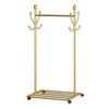 Coat Rack Freestanding Coat Rac Creative Hanger Floor Bedroom Balcony Clothes Hanger Home Storage Clothes Rack Nordic Simple Coat Rack with Wheels Hall Tree Stand Coat Hanger Standing ( Color : A , Si view 1