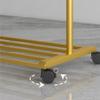 Coat Rack Freestanding Coat Rac Creative Hanger Floor Bedroom Balcony Clothes Hanger Home Storage Clothes Rack Nordic Simple Coat Rack with Wheels Hall Tree Stand Coat Hanger Standing ( Color : A , Si view 3