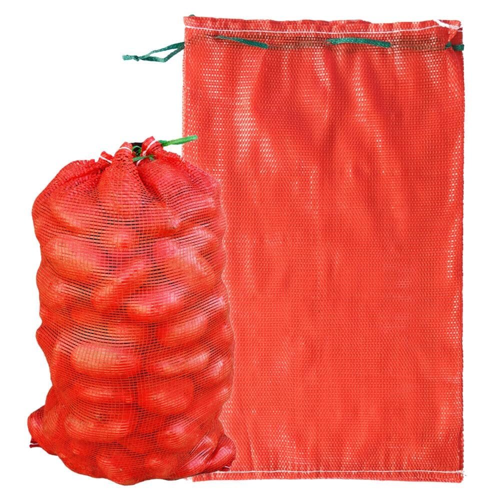 deebree 300pcs Extra Large Mesh Produce Bags 60 lbs Reusable Onion Sacks Vegetable Storage Bags Washable Net Bag 21 x 32 for Onion Potato Firewood Crawfish, Pack of 300