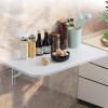 JATIBOSH Multifunctional Folding Wall-Mounted Drop-Leaf Table,Durable Wall-Mounted Bar Tables,Wooden Laptop Desk,Dining Table,Study Table,Environmental Friendly,Space Saving view 2