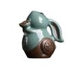 Deanvzes Creative Ceramic Tea Pet Rabbit Ornaments Twelve Zodiac Rabbit Year Mascots Cute Little Rabbit Tea Ceremony Crafts (A) view 1