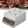 CHIPEL Commercial Chocolate Tempering Machine,Chocolate Warmer Boiler, Chocolate Melter, 500W Hot Chocolate Cream Tempering Machine 0~85, Chocolate Melting Pot (Color : 4tank) view 1
