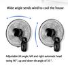 HSPLXYT 16" Oscillating Wall Mount Fan,18" Industrial Wall Mount Fan,3 wind speeds for domestic, commercial and industrial use (manual/remote control),Adjustable Head (Color : Manual, Size : 16in) view 3