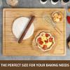 24" Bamboo Cutting Boards for Kitchen, Extra Large Wood Cutting Board with Deep Juice Groove and Handle, Over the Sink Chopping Board, Heavy Duty Butcher Block for Turkey, Meat, Vegetables, BBQ view 4