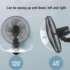 18" Wall Mount Fan with Remote Control,Commercial Wall Fan, Garage Fan, Oscillating Industrial Wall Mount Fan, 90 Degree Oscillating Wall fan, 3 Speed, Adjustable Tilt ( Color : Manual , Size : 16in ) view 3