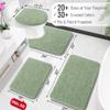 OLANLY Bathroom Rugs 30x20, Extra Soft Absorbent Chenille Bath Rugs, Rubber Backing Quick Dry, Machine Washable Bath Mats for Bathroom Floor, Tub and Shower, Home Decor Accessories, Sage Green view 2