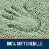 OLANLY Bathroom Rugs 30x20, Extra Soft Absorbent Chenille Bath Rugs, Rubber Backing Quick Dry, Machine Washable Bath Mats for Bathroom Floor, Tub and Shower, Home Decor Accessories, Sage Green view 3
