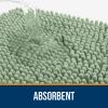 OLANLY Bathroom Rugs 30x20, Extra Soft Absorbent Chenille Bath Rugs, Rubber Backing Quick Dry, Machine Washable Bath Mats for Bathroom Floor, Tub and Shower, Home Decor Accessories, Sage Green view 4