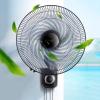 16"/18" Oscillating Wall Mount Fan,Quiet 3-Speed Wall Mount Fan with Remote Control,wall mount fans indoor/outdoor,Adjustable tilt angle and high wind speed for garages, decks and bedrooms ( Color : R view 1