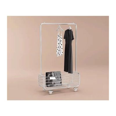 thalo Free Standing Coat Rack Bedroom Floor-Standing Clothes Hanger Household Removable Coat Rack Light Luxury Storage Non-Metal Clothes Hanger Standing Coat Rack