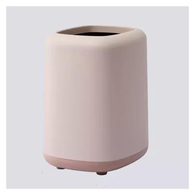 thalo Bathroom Waste Bin Bedroom Trash Can Double Layer Without Lid Home Living Room Creative Simple Cute Paper Basket Plastic Kitchen Garbage Bin (Size : A)