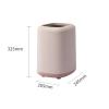 thalo Bathroom Waste Bin Bedroom Trash Can Double Layer Without Lid Home Living Room Creative Simple Cute Paper Basket Plastic Kitchen Garbage Bin (Size : A) view 2