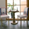 Dining Room Chair Covers, Independence Day Gnome American Flag Star Vintage Red Plaid Blue Stretch Parsons Chair Slipcovers Removable Kitchen Chair Protector Cover Set of 8 view 3