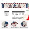 Mantle Scarf 60 x 17 Inch, Independence Day USA Flag Gnome Linen Fireplace Mantel Scarf Mantle Cover Runner for Home Living Room Indoor Holiday Party Decor view 4