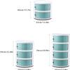 EYPKPL Shoe Organizer 360 Rotating Shoe Cabinet with Door Shoe Shelf Round Vertical Shoe Rack 2/3/4 Layers Shoe Organizers Fashion Shoe Organizer Save Space view 2