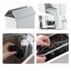 thalo Bathroom Waste Bin Large Capacity Trash Can with Lid for Kitchen Living Room Bathroom Office with Wheels 20L Kitchen Garbage Bin (Size : A) view 3