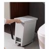 thalo Bathroom Waste Bin Large Capacity Trash Can with Lid for Kitchen Living Room Bathroom Office with Wheels 20L Kitchen Garbage Bin (Size : A) view 4