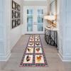 Fouiunler Animal Hen Rooster Runner Rugs, 2x10ft, Rustic Farmhouse Kitchen Runner Rugs Non Skid Washable, Native American Cabin Corridor Rug, for Laundry Room Rugs Long Hallway Runner Indoor Carpet view 3