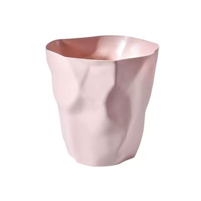 Bathroom Waste Bin Simple Style Trash Can for Home Living Room and Kitchen Without Lid Large Creative Bedroom Office Paper Basket Kitchen Garbage Bin (Color : C, Size : Small)